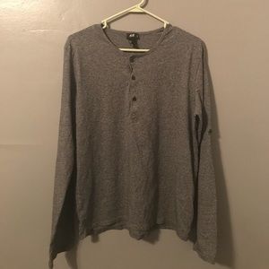 Gray Long Sleeve Shirt